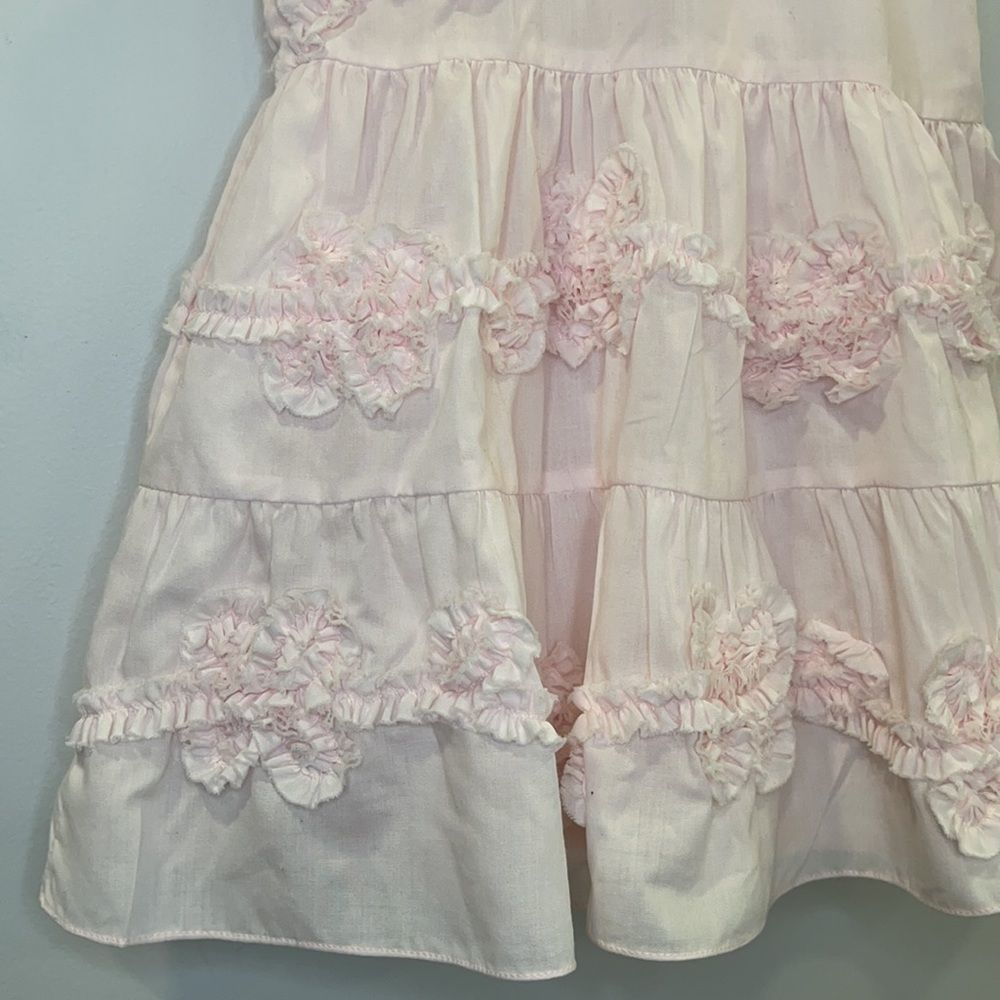 Sarah Louise England Floral Ruffle Dress 3T - Picture 3 of 7
